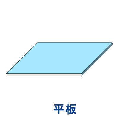 平板の形状