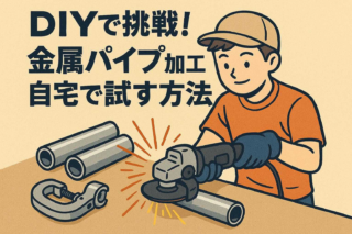 DIYで挑戦！金属パイプ加工を自宅で試す方法