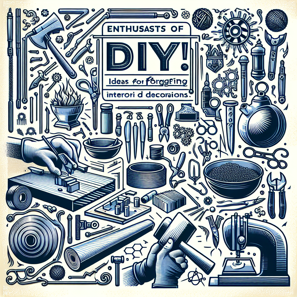 DIY愛好家必見！金物加工で作るインテリアアイデア