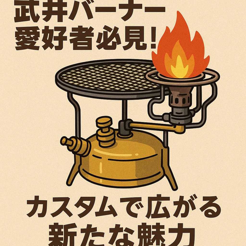 武井バーナー愛好者必見！カスタムで広がる新たな魅力