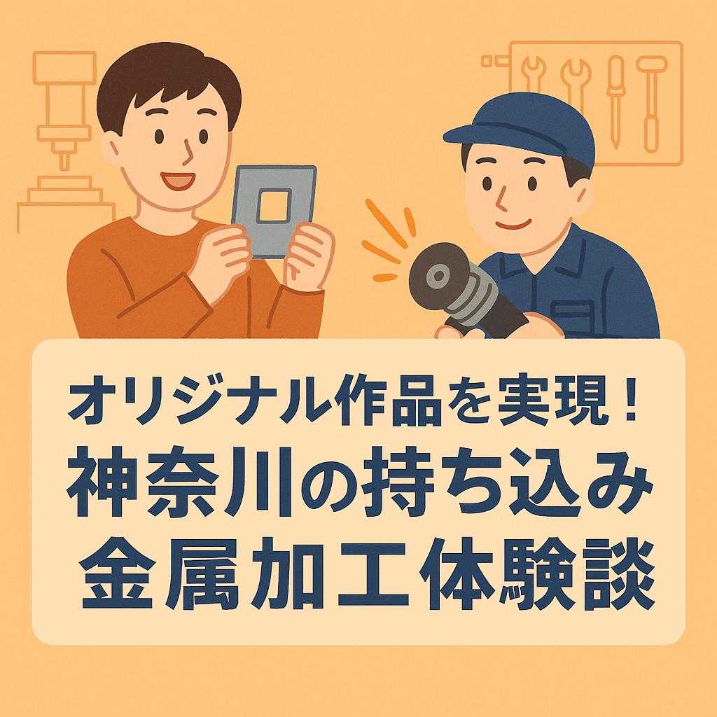 オリジナル作品を実現！神奈川の持ち込み金属加工体験談
