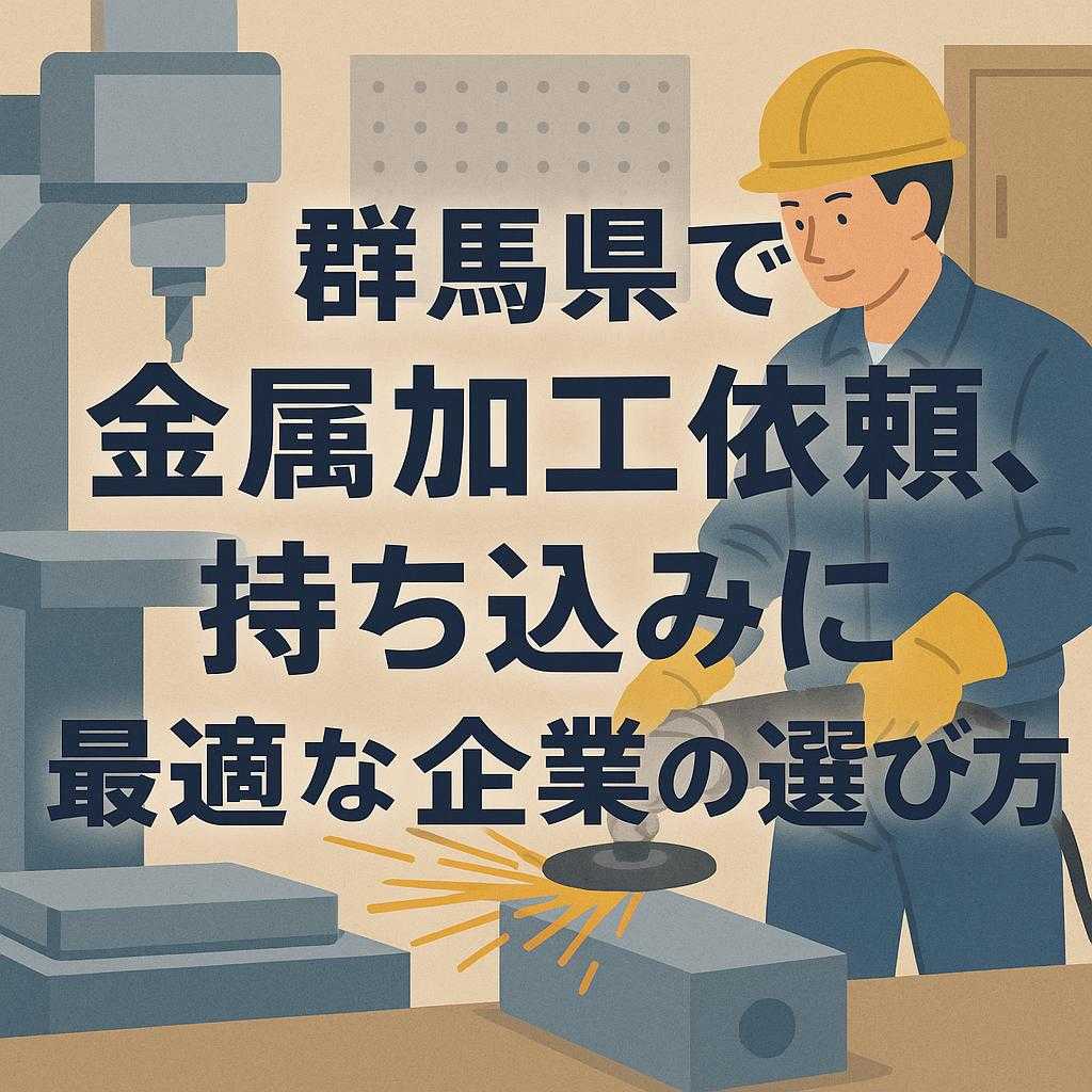 群馬県で金属加工依頼、持ち込みに最適な企業の選び方