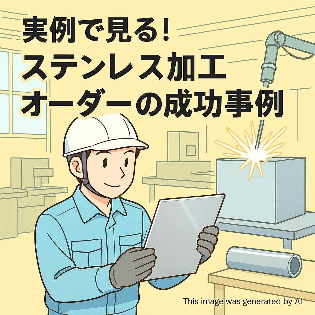 実例で見る！ステンレス加工オーダーの成功事例