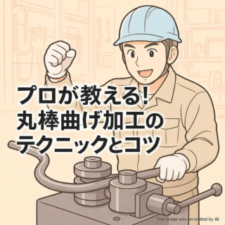 プロが教える! 丸棒曲げ加工のテクニックとコツ