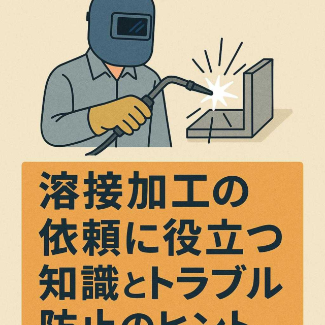 溶接加工の依頼に役立つ知識とトラブル防止のヒント