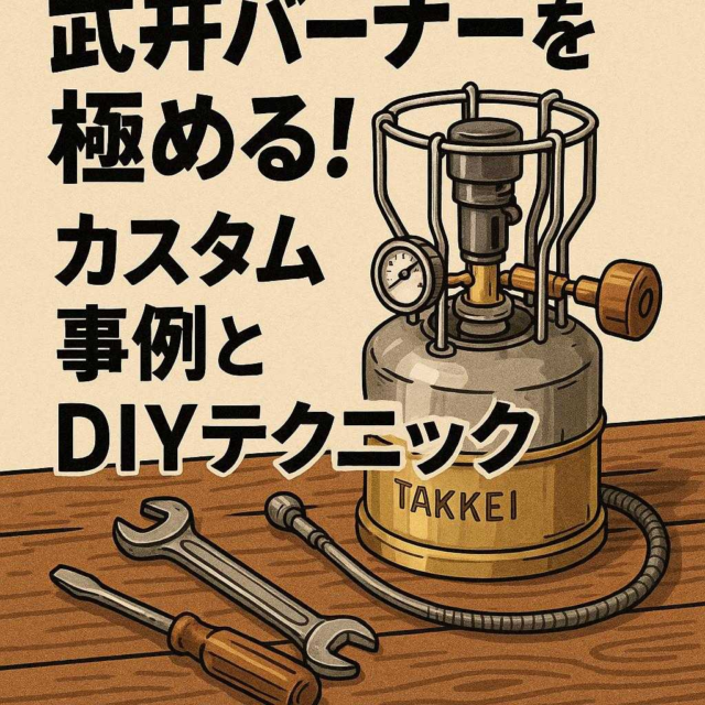 武井バーナーを極める！カスタム事例とDIYテクニック