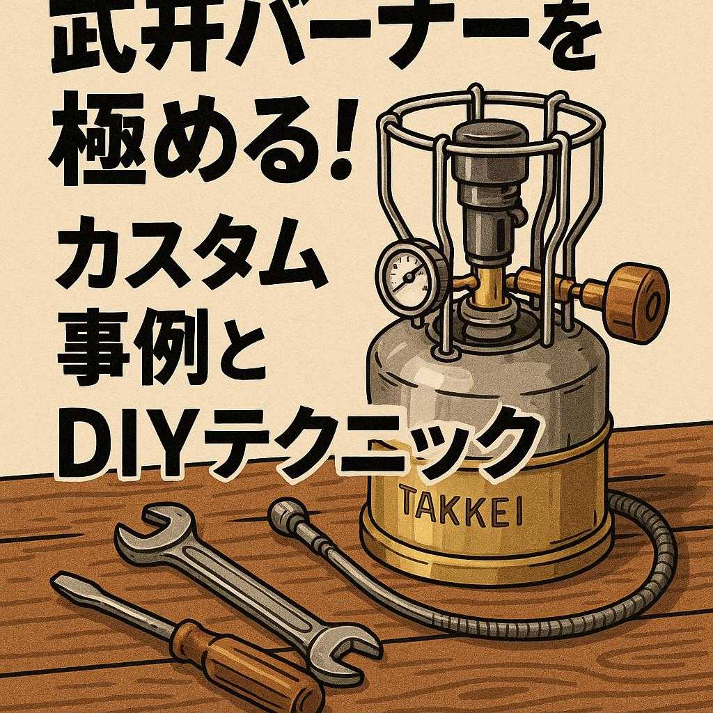 武井バーナーを極める！カスタム事例とDIYテクニック