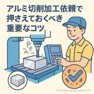 アルミ切削加工依頼で押さえておくべき重要なコツ