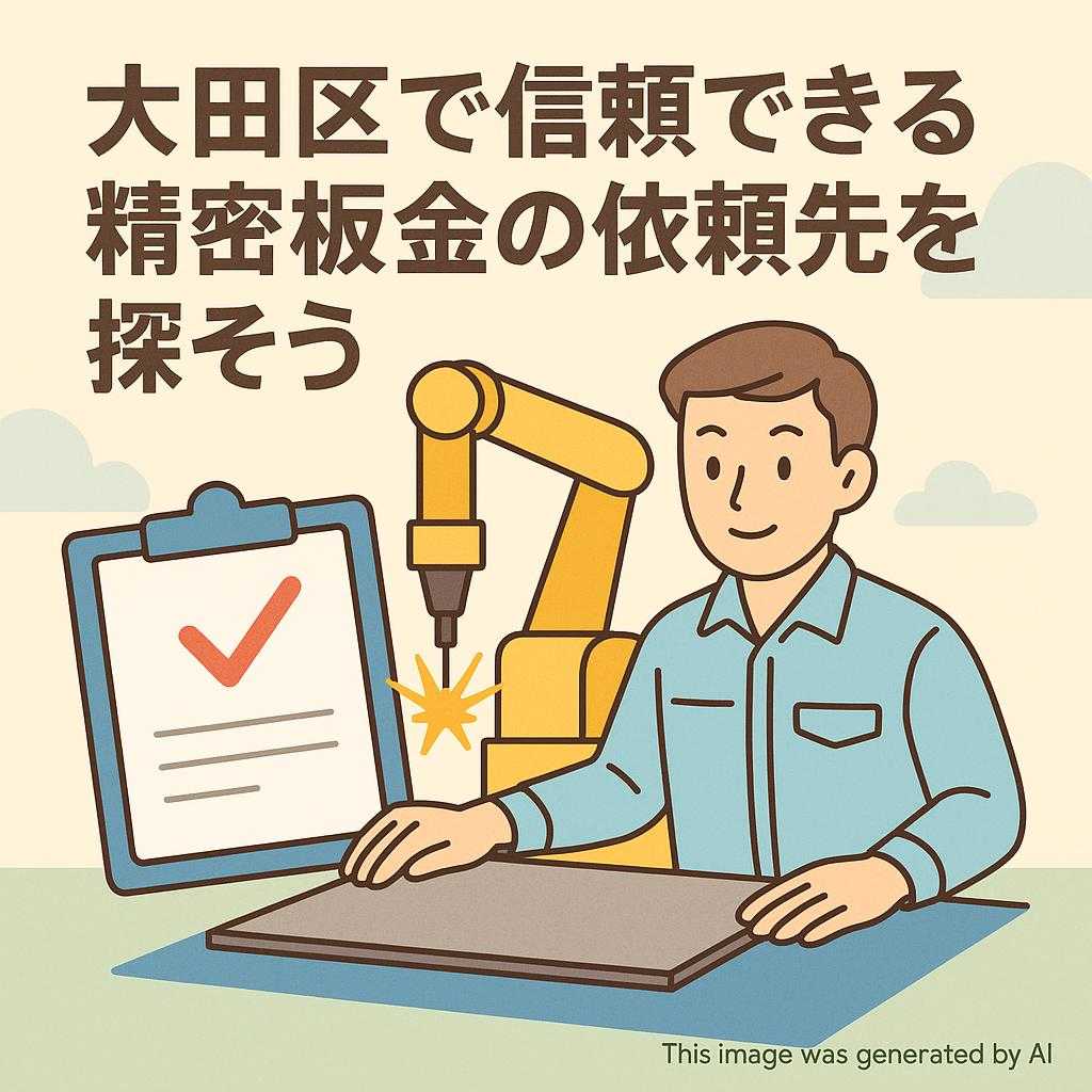 大田区で信頼できる精密板金の依頼先を探そう