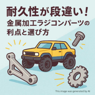 耐久性が段違い！金属加工ラジコンパーツの利点と選び方