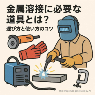 金属溶接に必要な道具とは？選び方と使い方のコツ