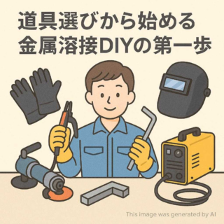 道具選びから始める金属溶接DIYの第一歩