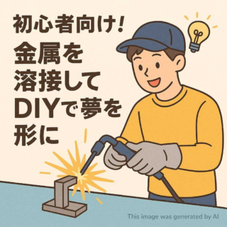 初心者向け！金属を溶接してDIYで夢を形に