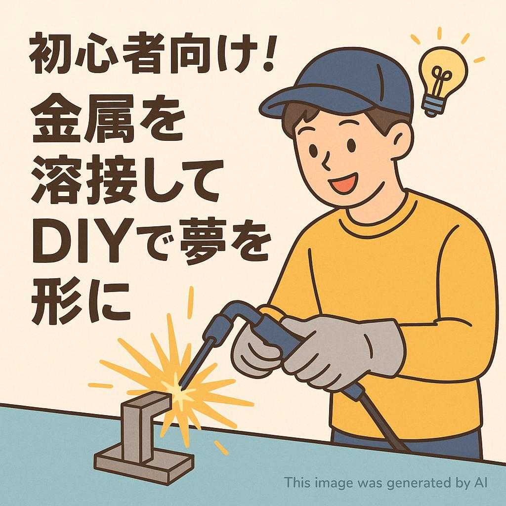 初心者向け！金属を溶接してDIYで夢を形に