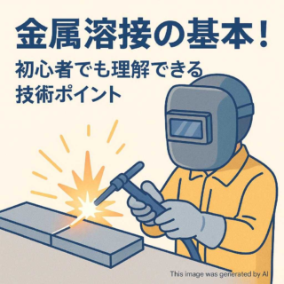金属溶接の基本！初心者でも理解できる技術ポイント