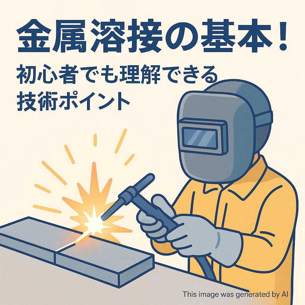 金属溶接の基本！初心者でも理解できる技術ポイント