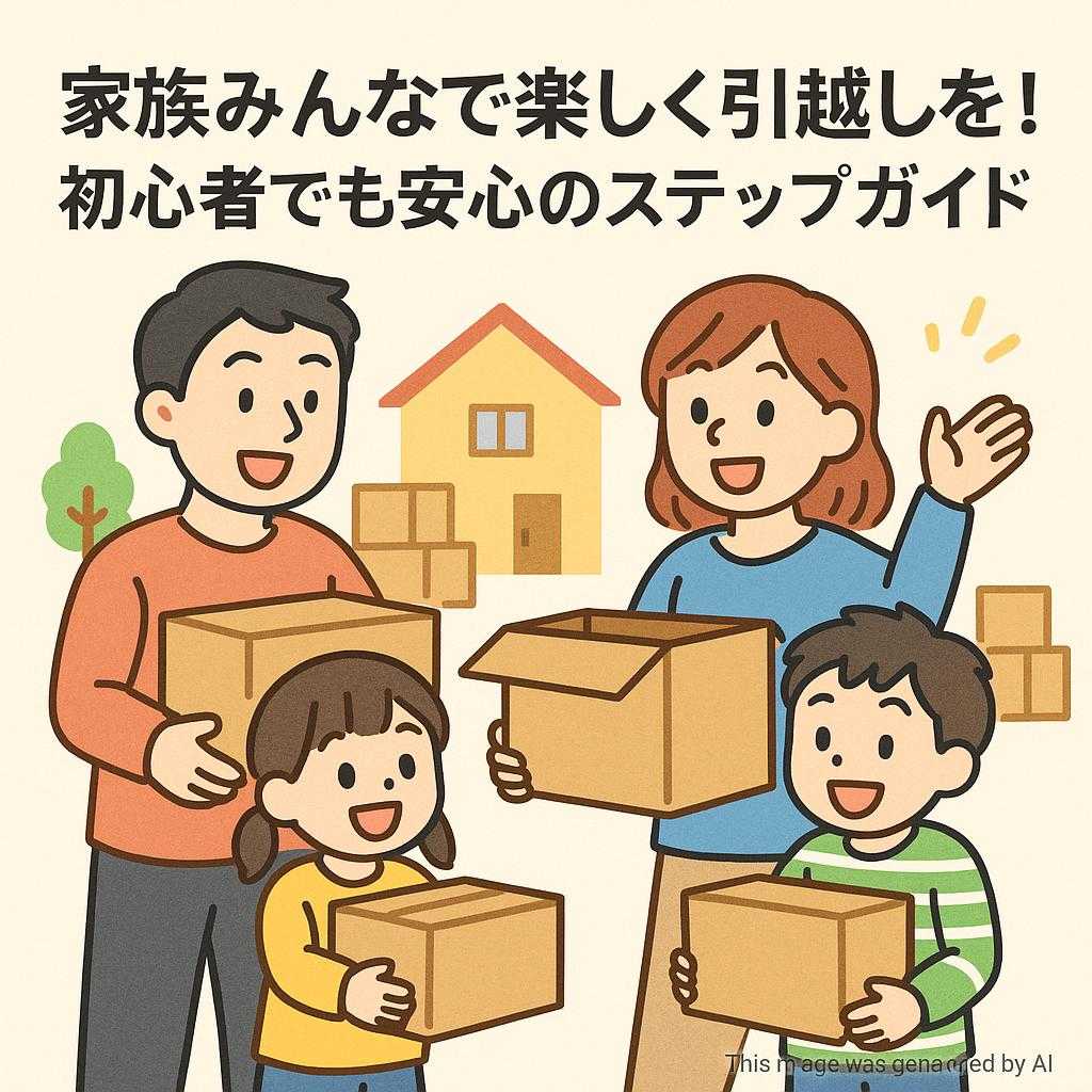 家族みんなで楽しく引越しを！初心者でも安心のステップガイド