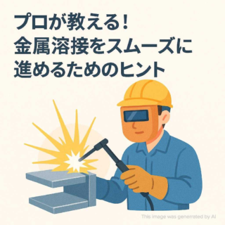 プロが教える！金属溶接をスムーズに進めるためのヒント