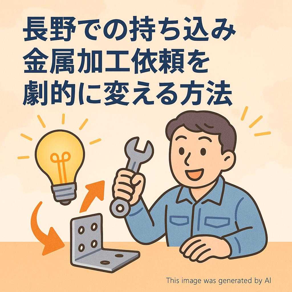 長野での持ち込み金属加工依頼を劇的に変える方法