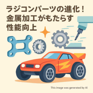 ラジコンパーツの進化！金属加工がもたらす性能向上