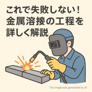 これで失敗しない！金属溶接の工程を詳しく解説