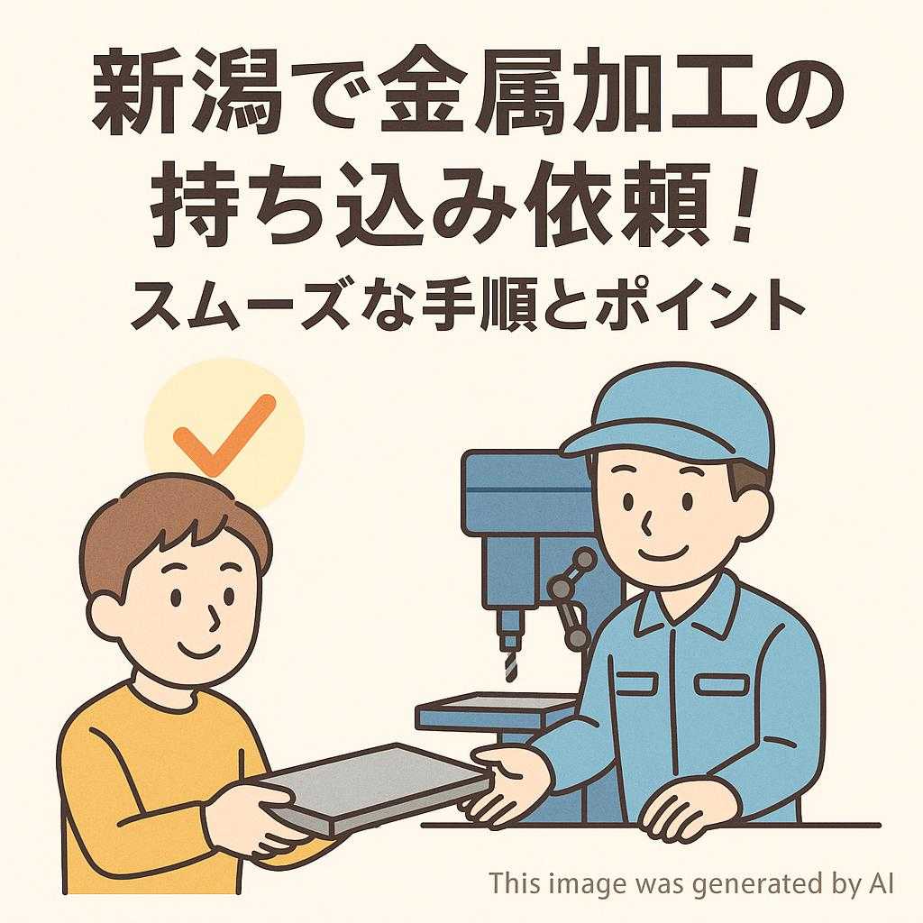新潟で金属加工の持ち込み依頼！スムーズな手順とポイント