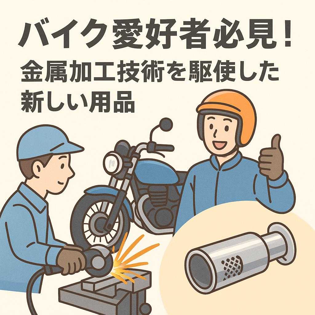 バイク愛好者必見！金属加工技術を駆使した新しい用品