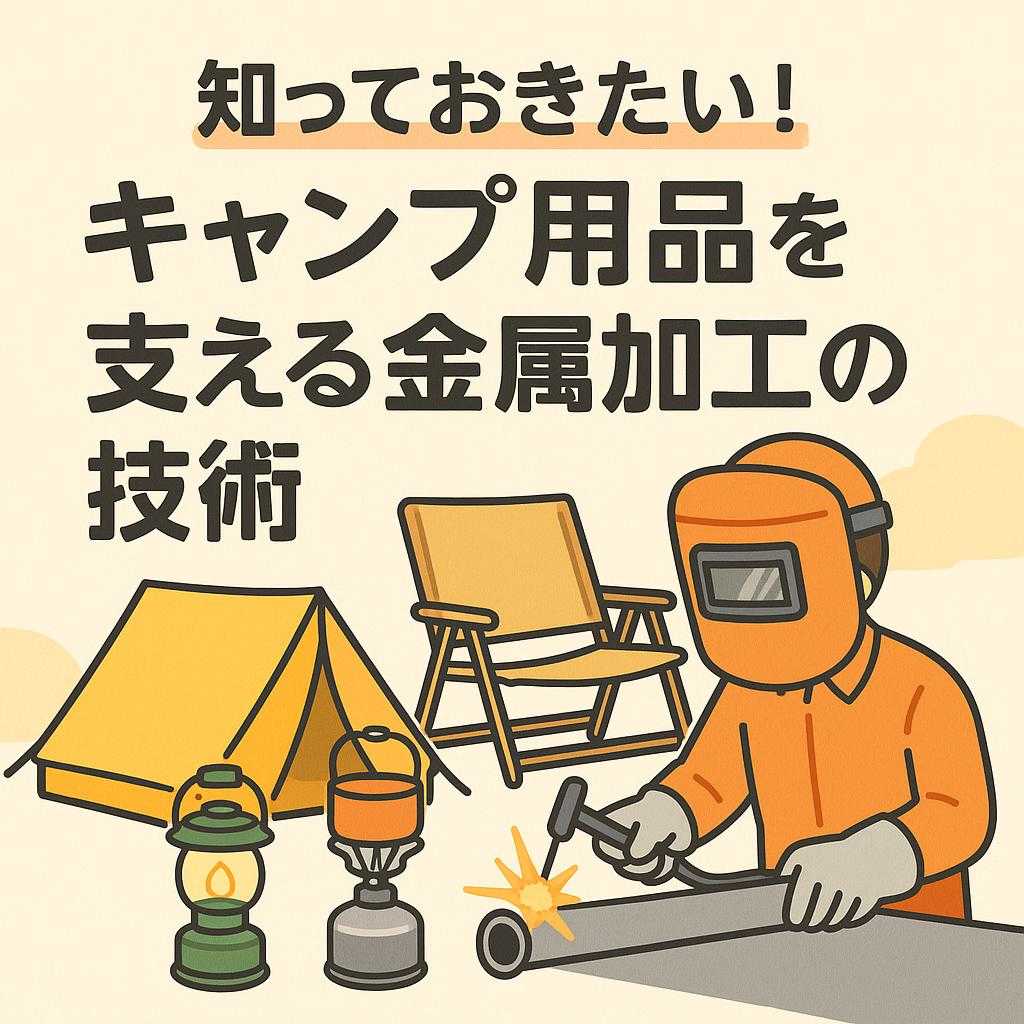 知っておきたい!キャンプ用品を支える金属加工の技術