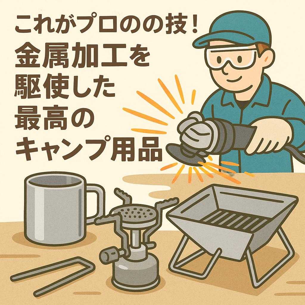 これがプロの技!金属加工を駆使した最高のキャンプ用品