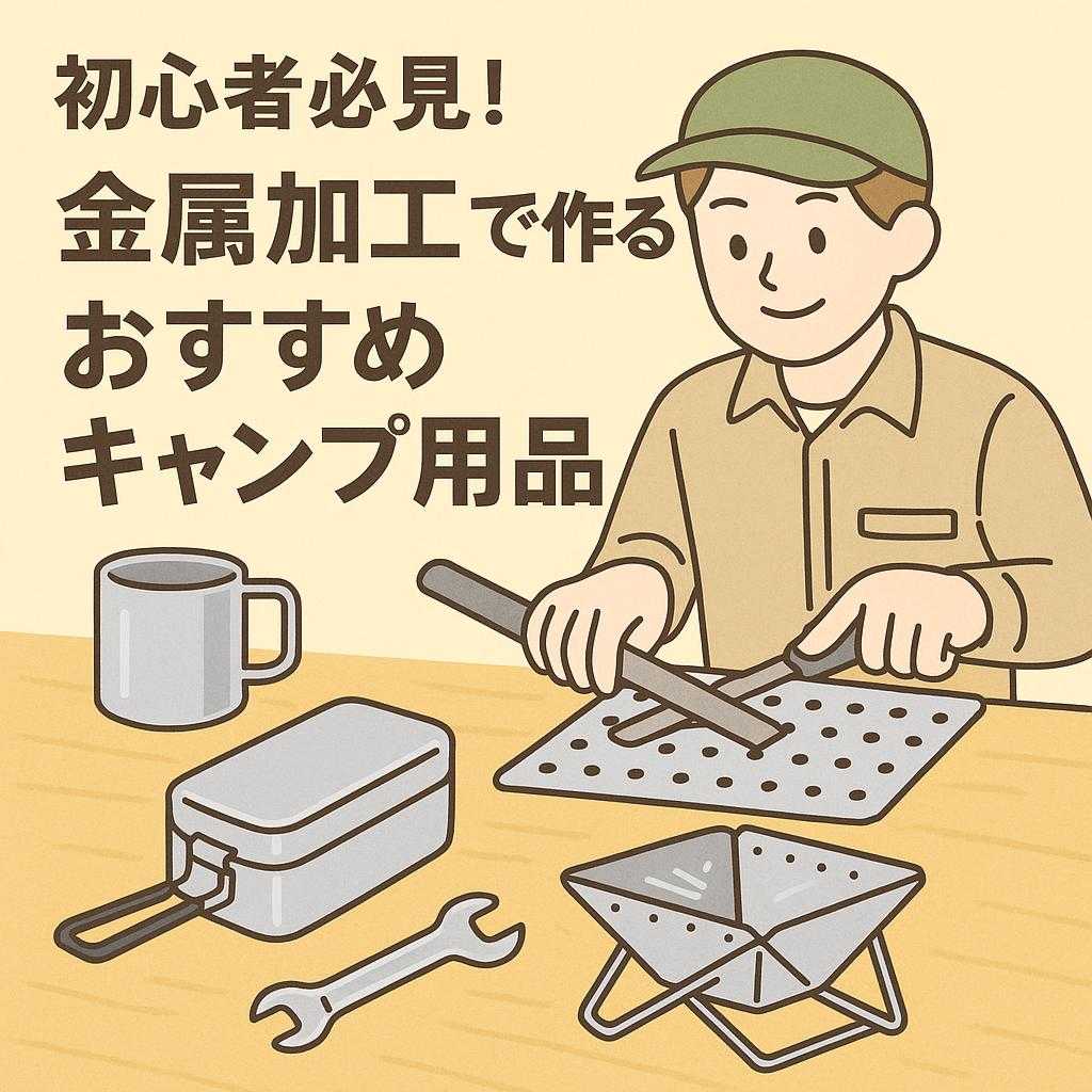 初心者必見! 金属加工で作るおすすめキャンプ用品
