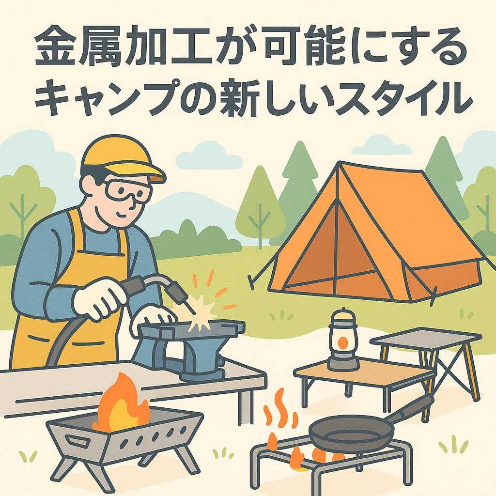 金属加工が可能にするキャンプの新しいスタイル