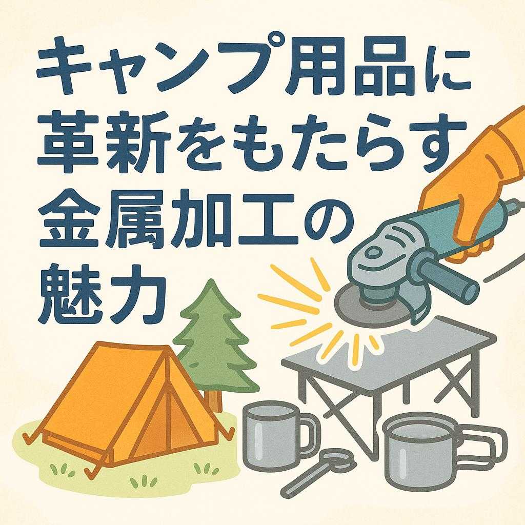 キャンプ用品に革新をもたらす金属加工の魅力