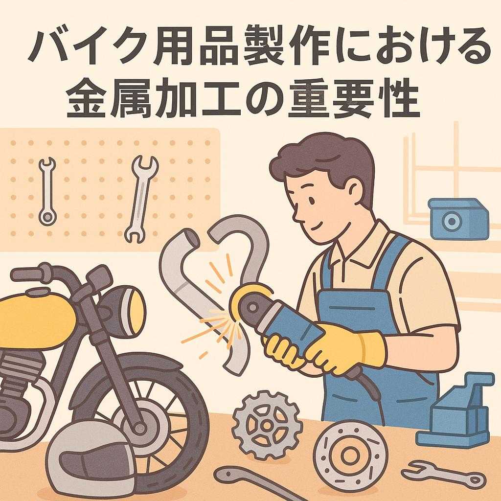 バイク用品製作における金属加工の重要性