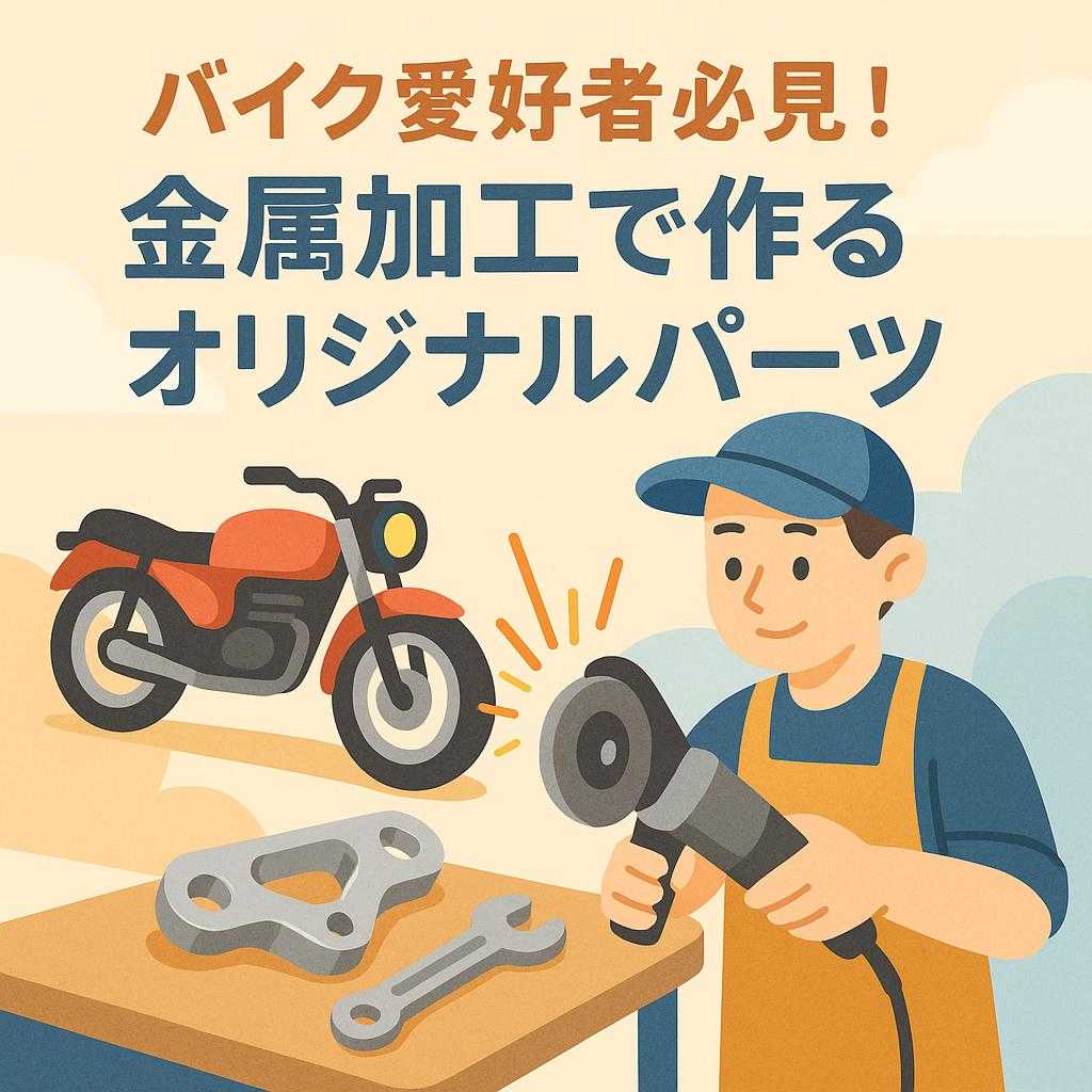 バイク愛好者必見!金属加工で作るオリジナルパーツ