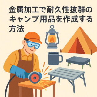 金属加工で耐久性抜群のキャンプ用品を作成する方法