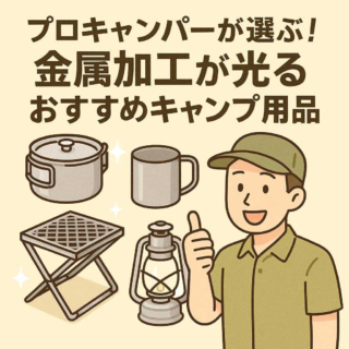プロキャンパーが選ぶ! 金属加工が光るおすすめキャンプ用品