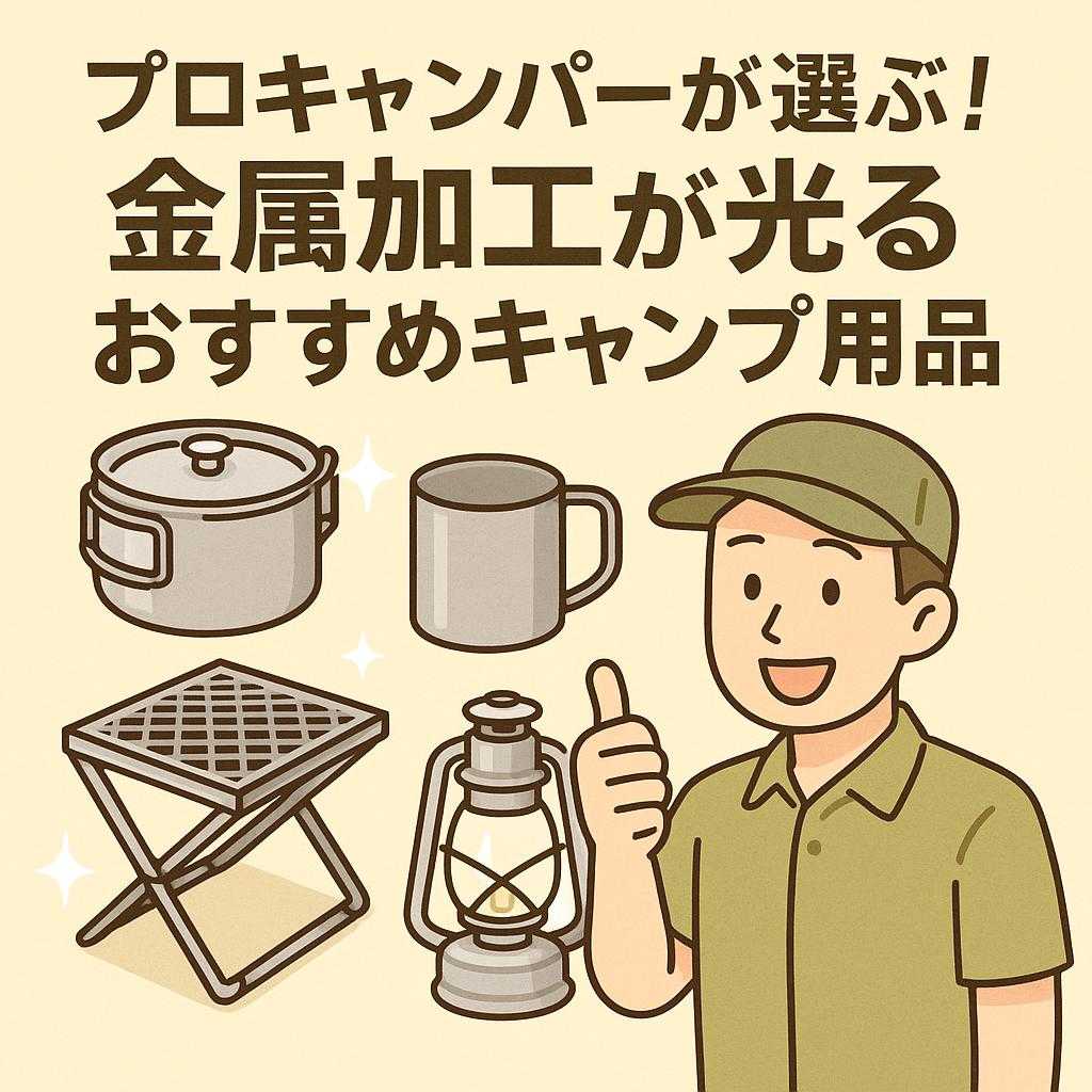 プロキャンパーが選ぶ! 金属加工が光るおすすめキャンプ用品