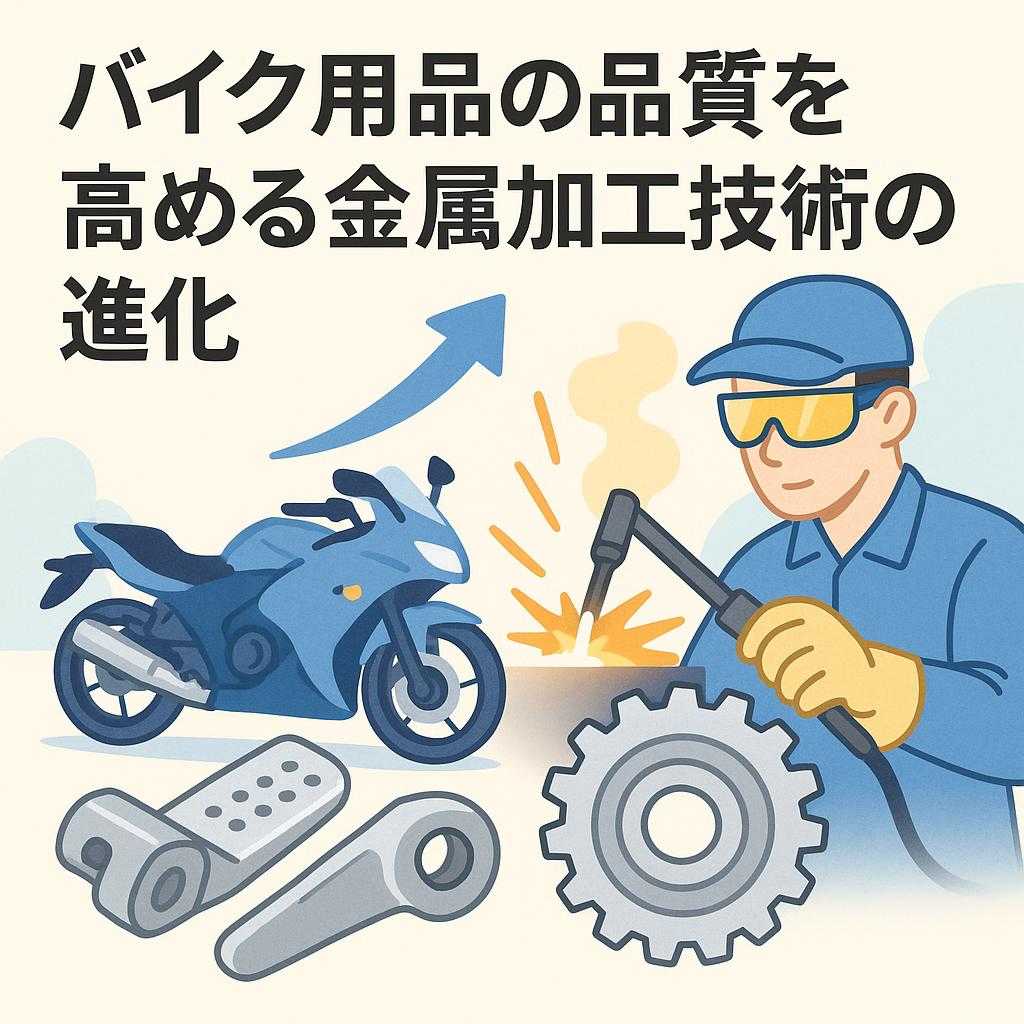 バイク用品の品質を高める金属加工技術の進化