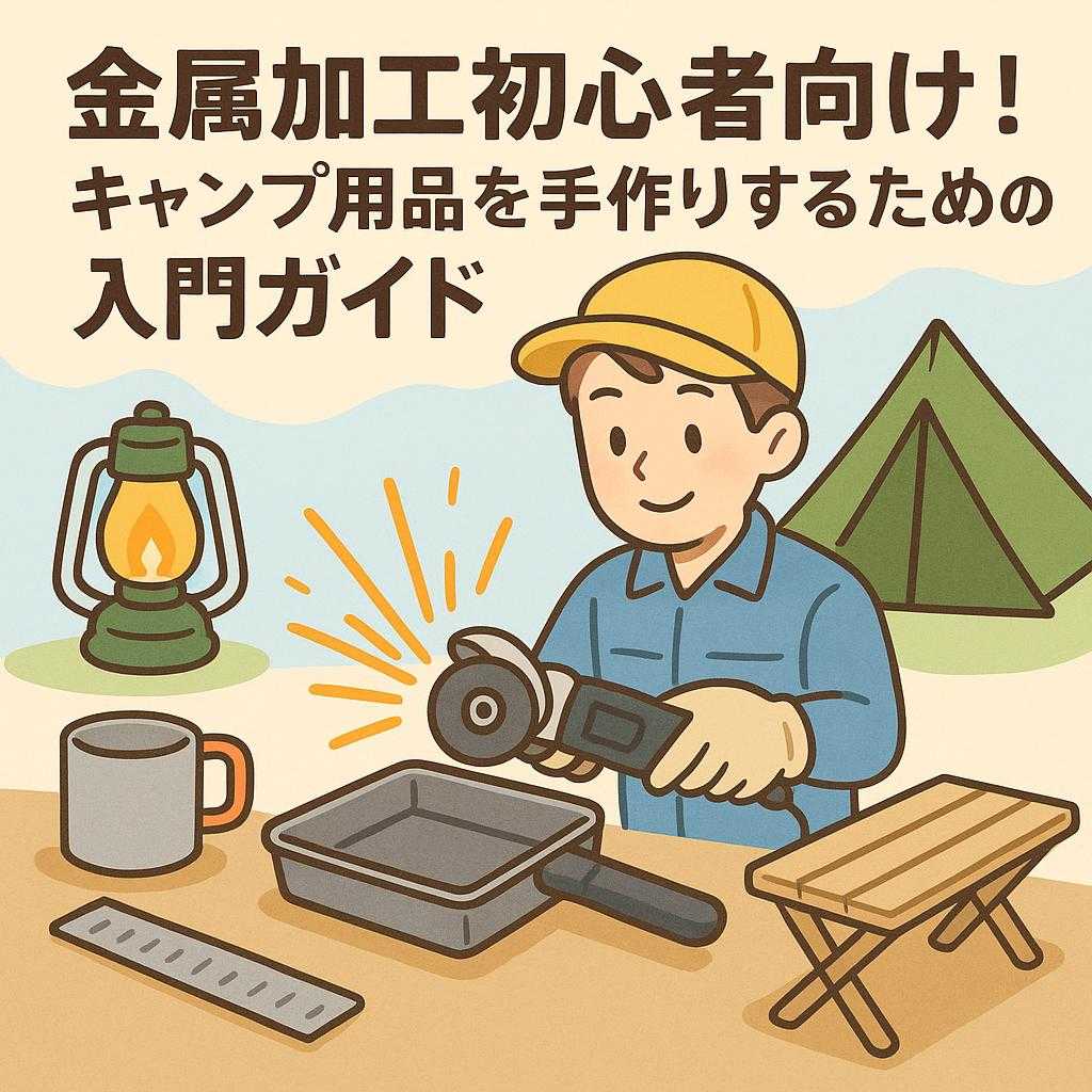金属加工初心者向け!キャンプ用品を手作りするための入門ガイド