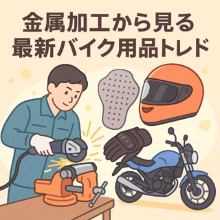 金属加工から見る最新バイク用品トレンド