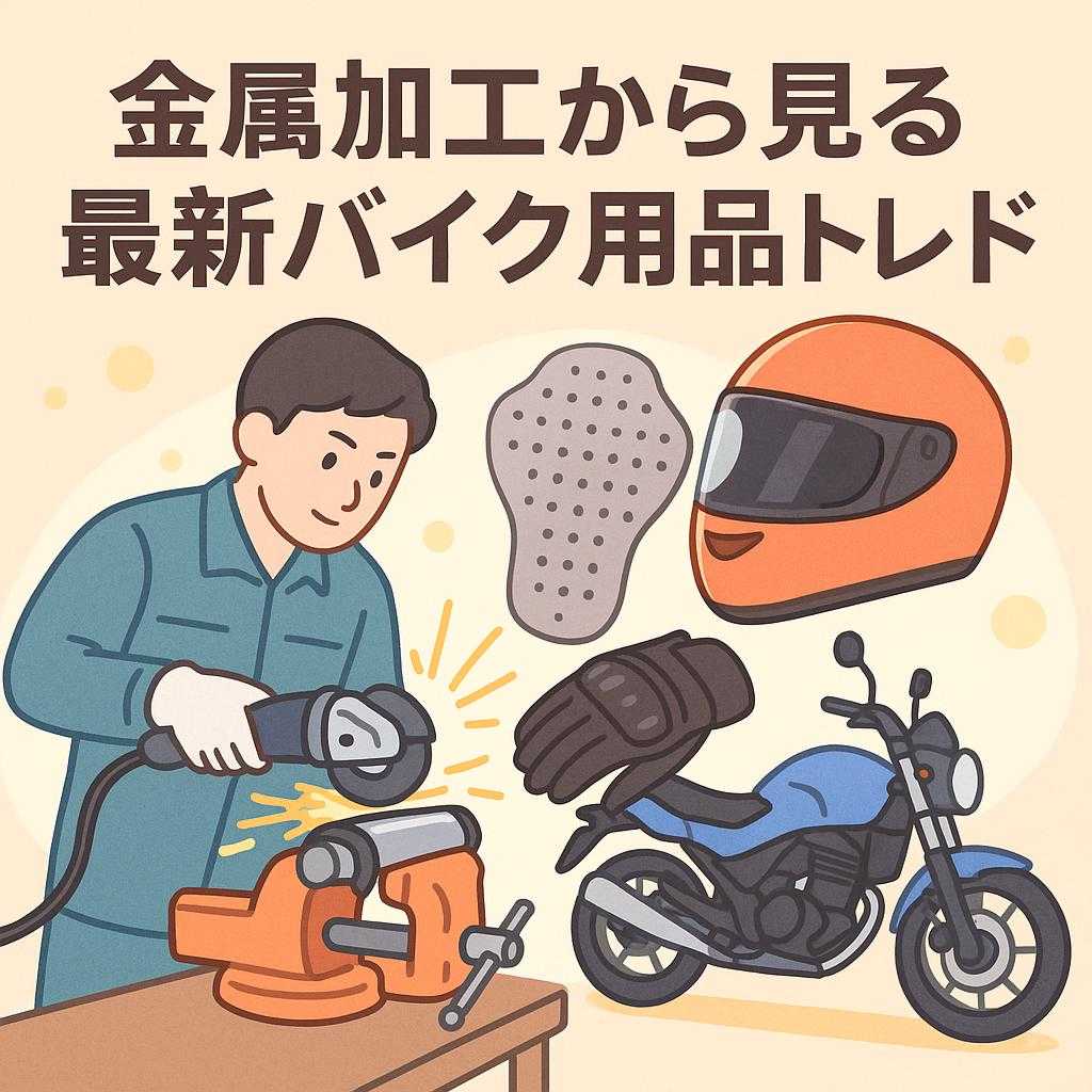 金属加工から見る最新バイク用品トレンド