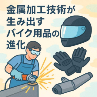 金属加工技術が生み出すバイク用品の進化