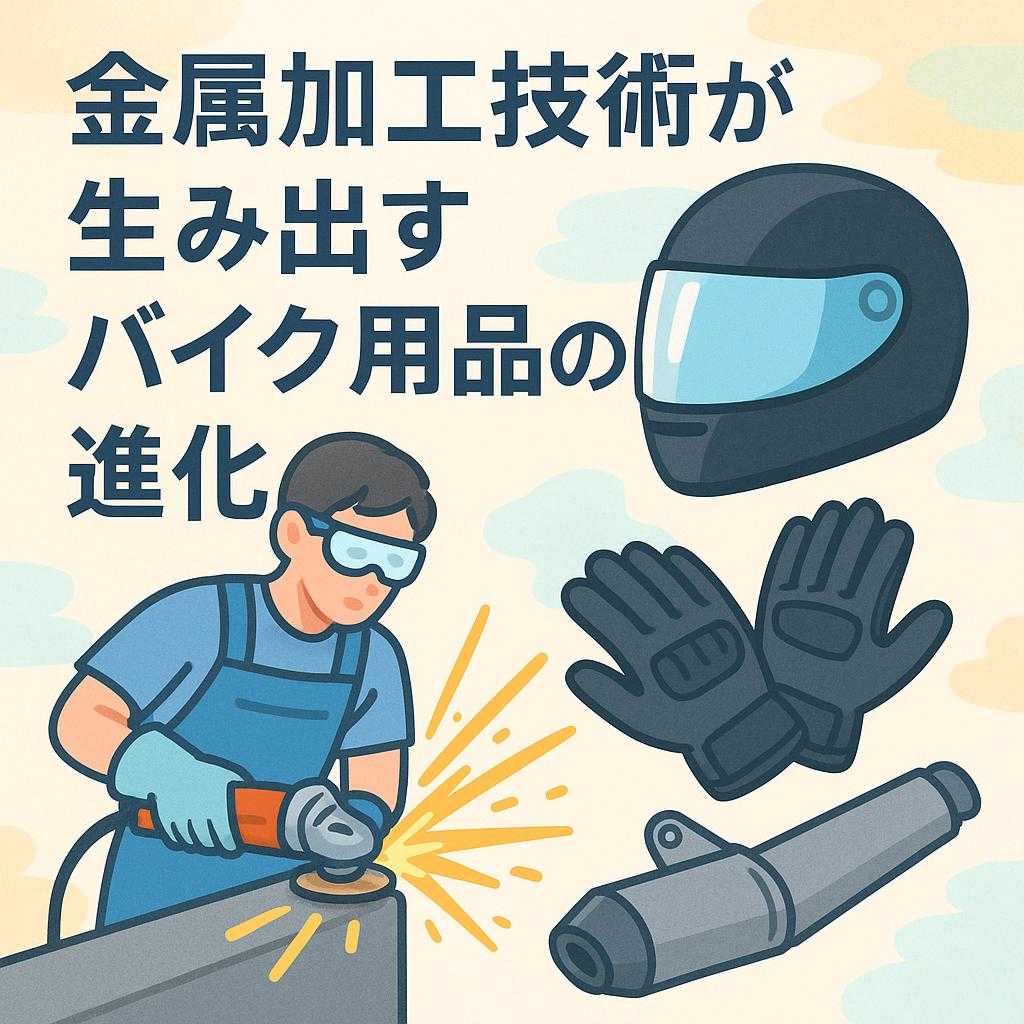 金属加工技術が生み出すバイク用品の進化