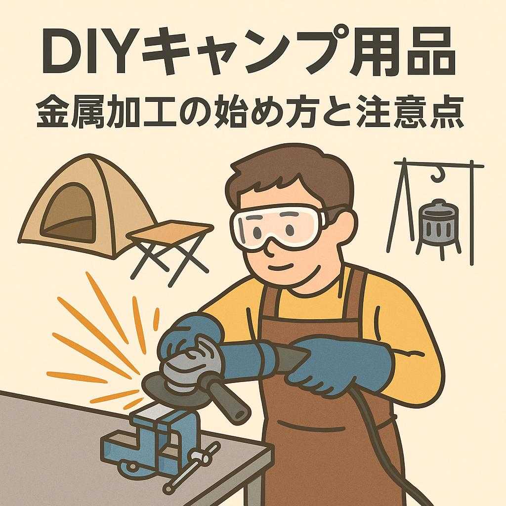 DIYキャンプ用品: 金属加工の始め方と注意点