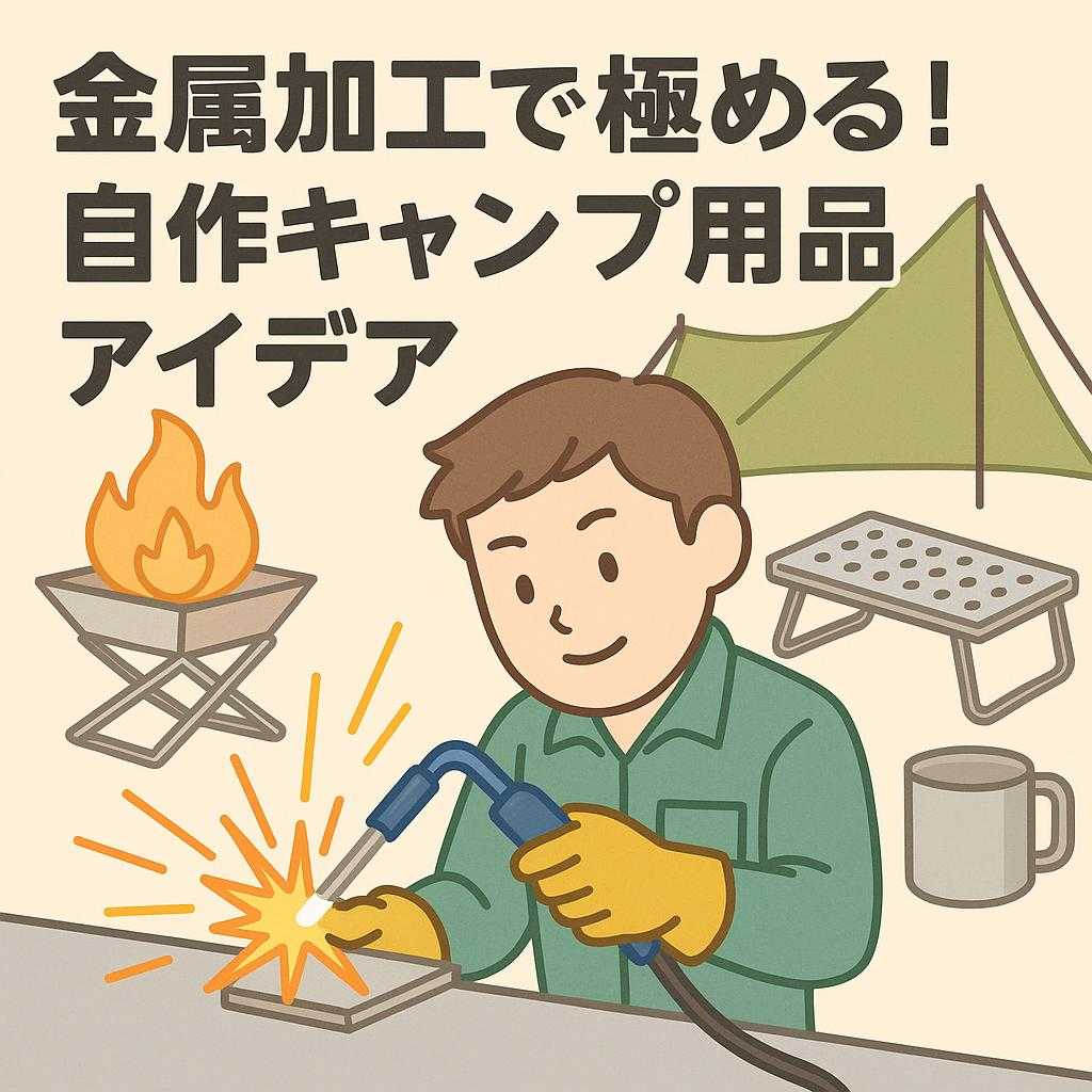 金属加工で極める!自作キャンプ用品アイデア