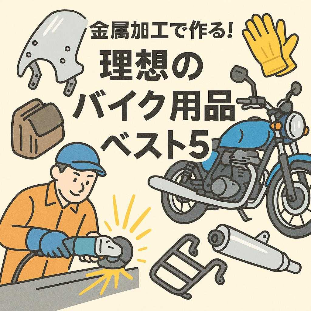 金属加工で作る!理想のバイク用品ベスト5