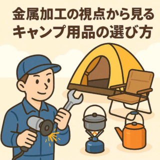 金属加工の視点から見るキャンプ用品の選び方