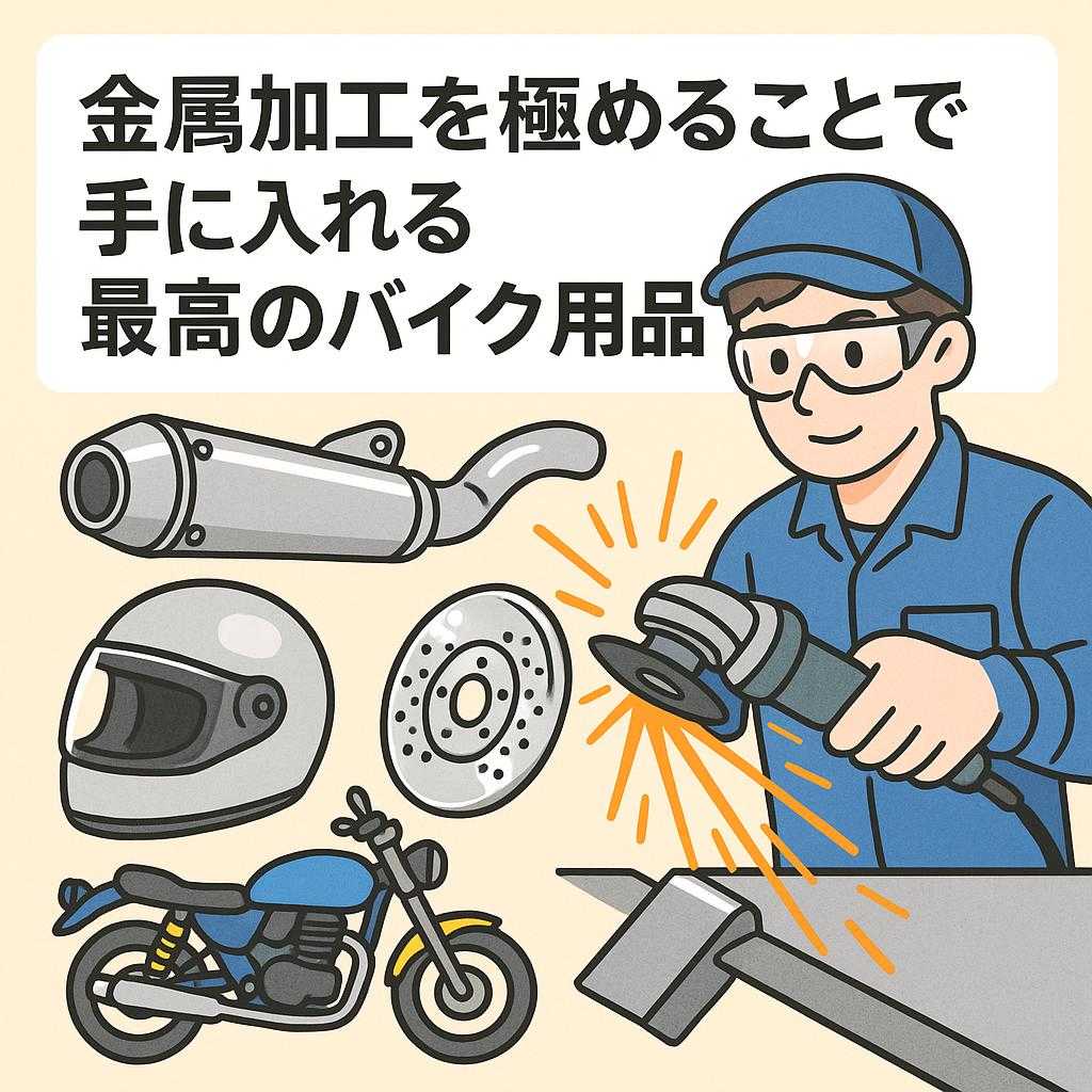 金属加工を極めることで手に入れる最高のバイク用品