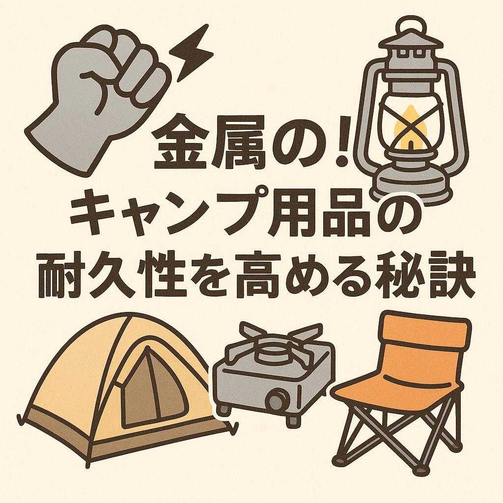金属の力!キャンプ用品の耐久性を高める秘訣