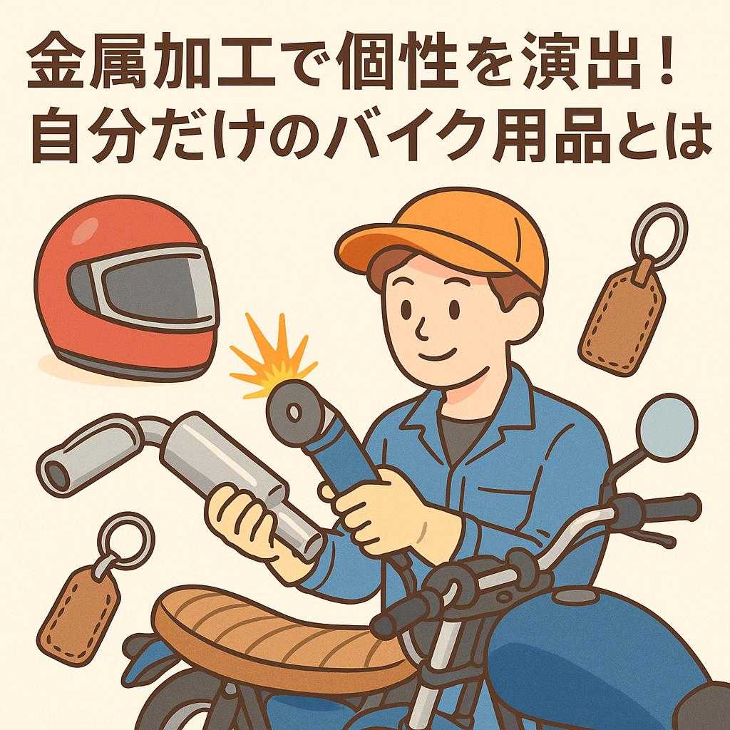 金属加工で個性を演出!自分だけのバイク用品とは